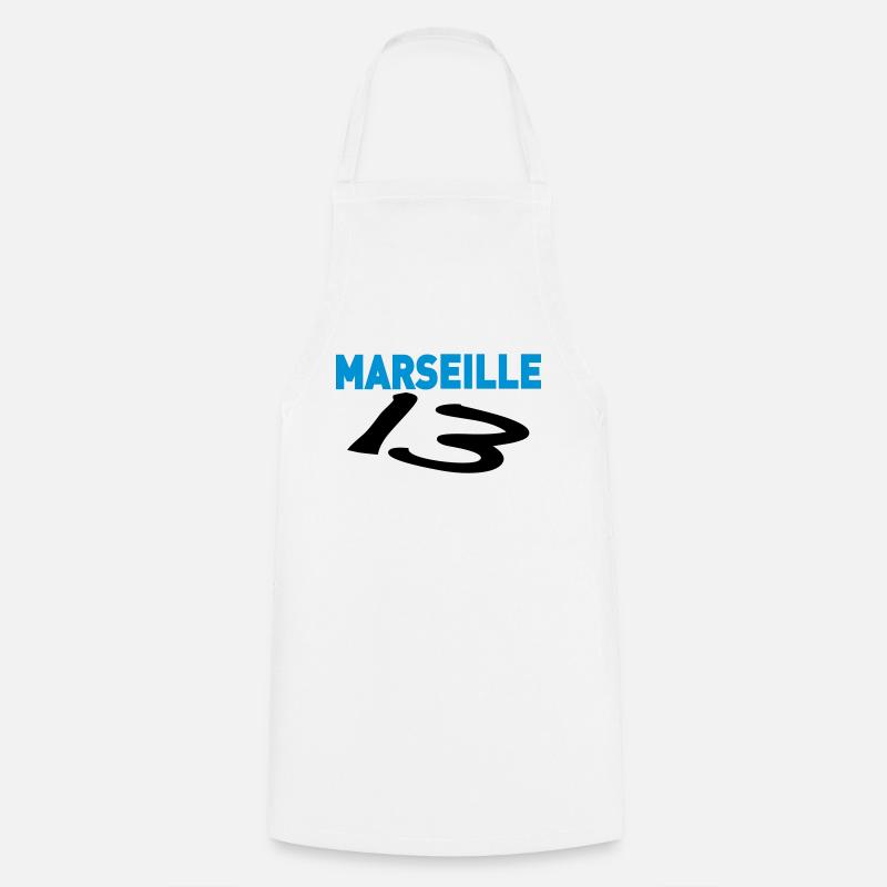 marseille_13 OM - Cooking Apron - white