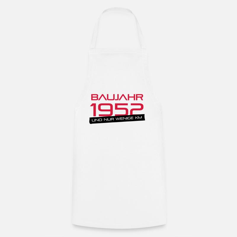 Peu km - Année 1952 - Tablier de cuisine - blanc
