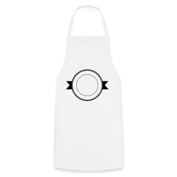 Badge Abzeichen Divisa - Form - Customize it ! - Cooking Apron - white - Front - AI Model Male 185 dark (185cm)