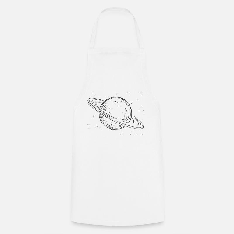 Saturne - Tablier de cuisine - blanc