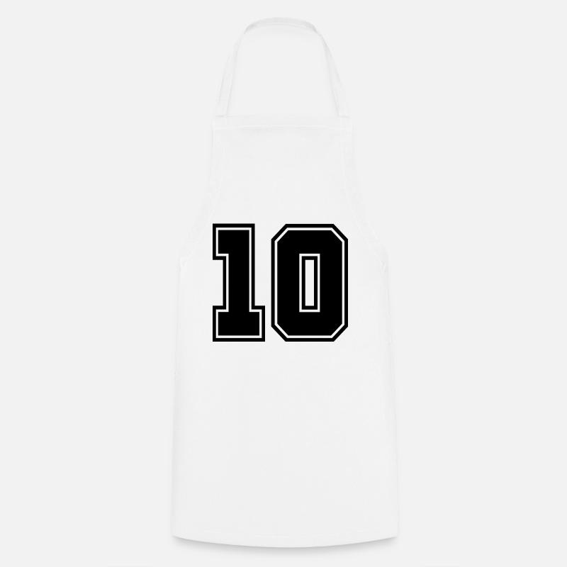 10 Design - Cooking Apron - white