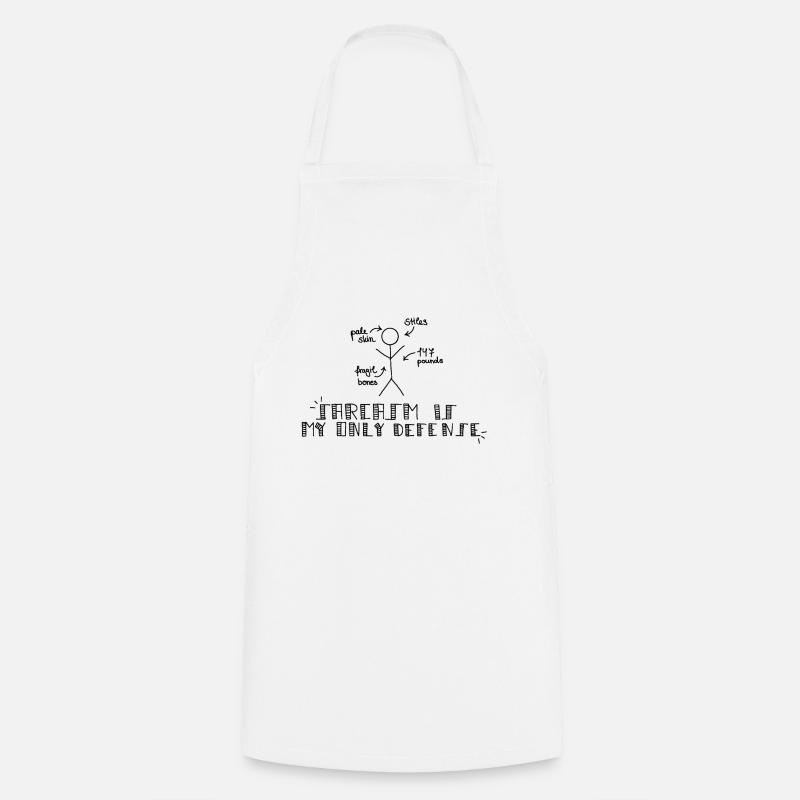 Sarcasm Graphics - Cooking Apron - white