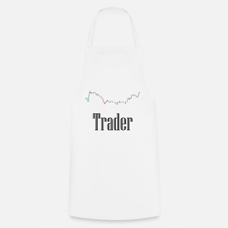 Traders en bourse - Tablier de cuisine - blanc