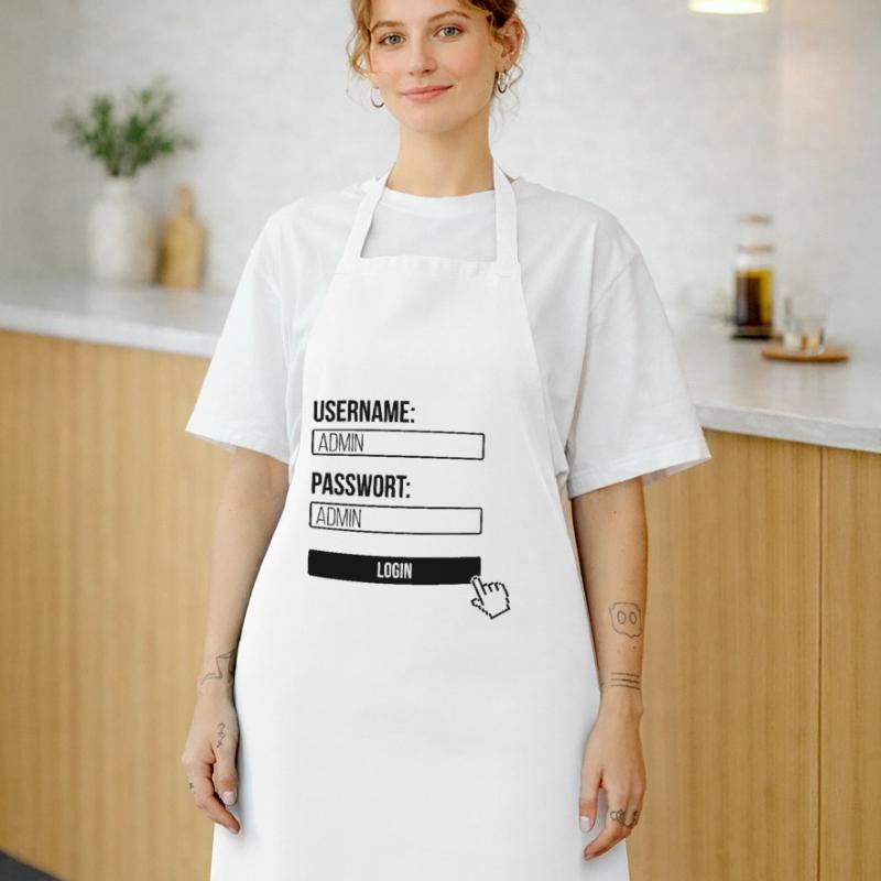 Admin Administrator Informatik Computer Kochschürze