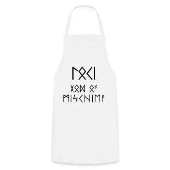 Loki God of Mischief Runes Design - Kochschürze - Weiß - Vorne - AI Model Male 185 dark (185cm)