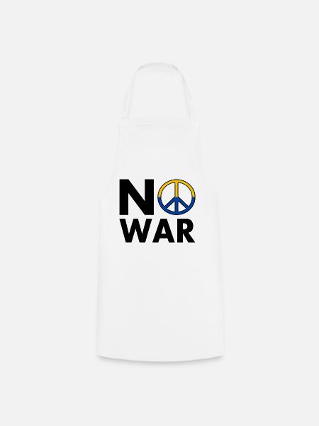 No war - Kochschürze - Weiß