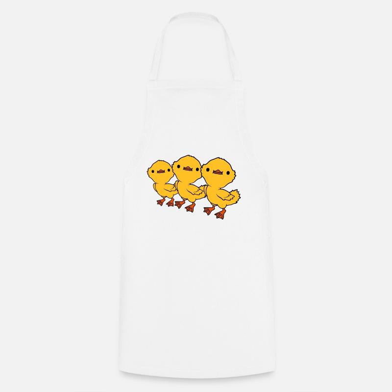 3 Équipe d’amis des canetons - Tablier de cuisine - blanc