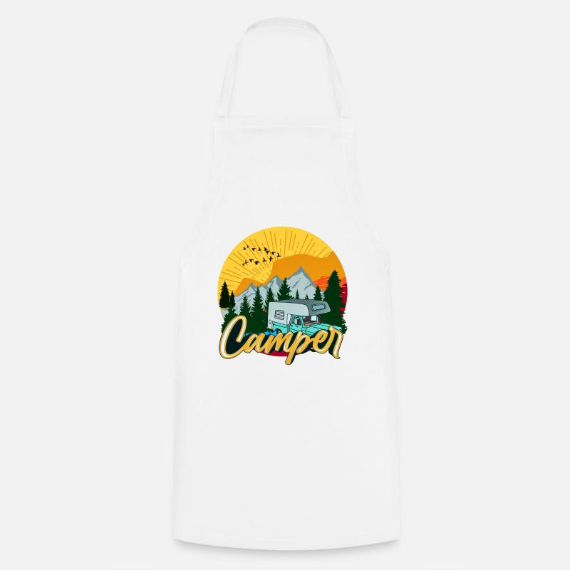 Campeur - Tablier de cuisine - blanc