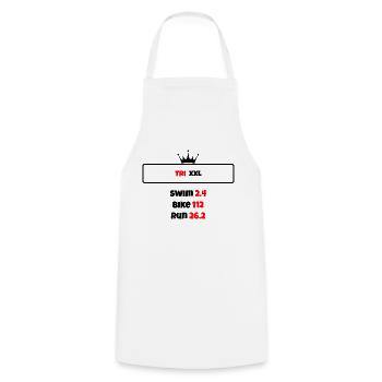 T shirt triathlon Distance XXL - Tablier de cuisine - blanc - Devant - AI Model Male 185 dark (185cm)