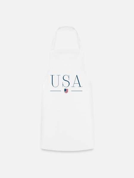 USA - Kochschürze - Weiß