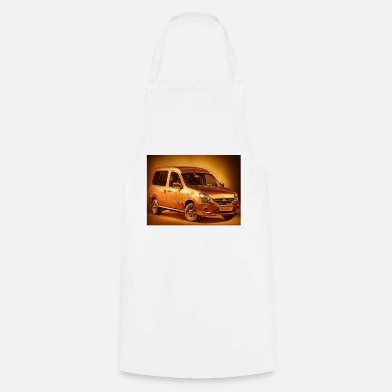 -fourgonnette 1 - Tablier de cuisine - blanc