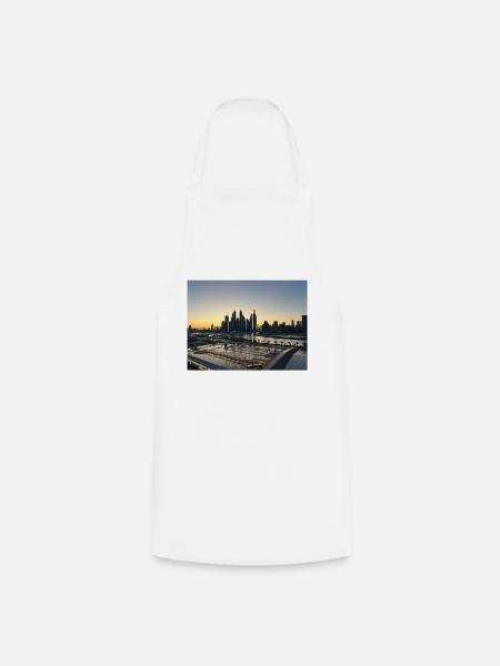 Dubai Hafen - Kochschürze - Weiß