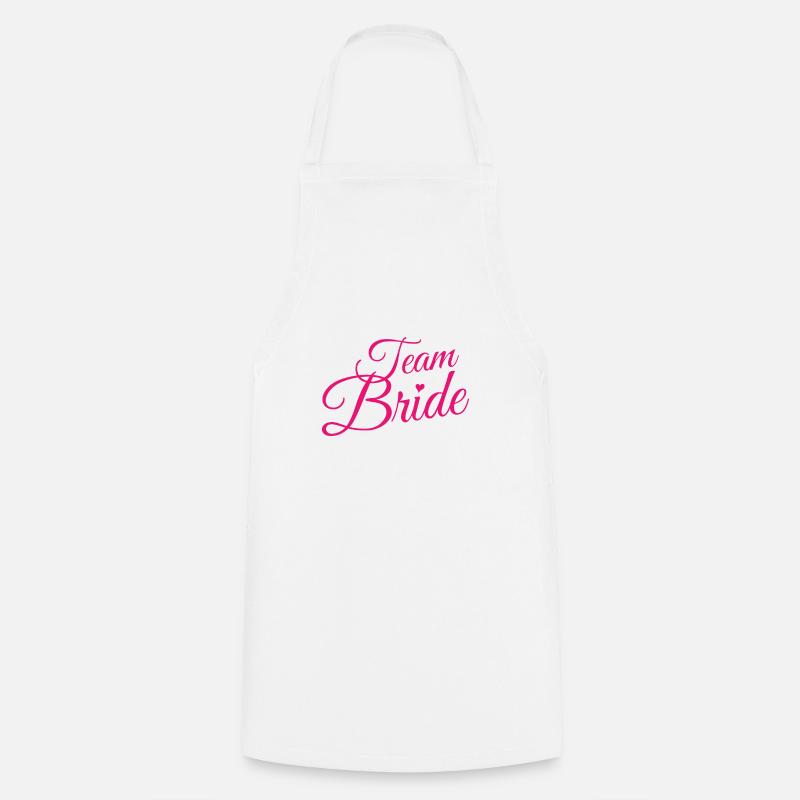 Team Bride - Cooking Apron - white