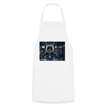 Synthesis of the future of technology - Cooking Apron - white - Front - AI Model Male 185 dark (185cm)