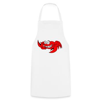 cancer - Cooking Apron - white - Front - AI Model Male 185 dark (185cm)
