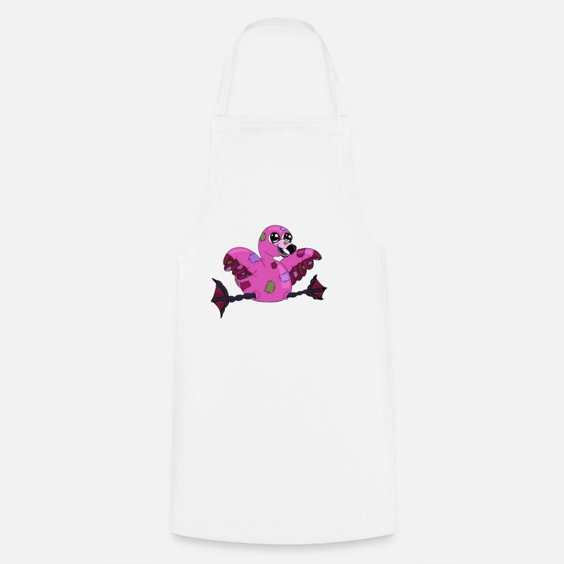 Flamant - Tablier de cuisine - blanc