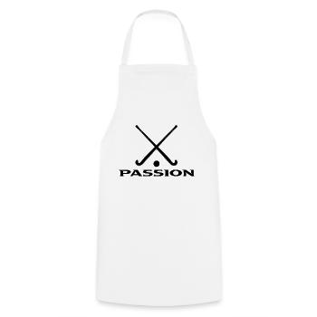 Hockey - Tablier de cuisine - blanc - Devant - AI Model Male 185 dark (185cm)