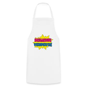 MEILLEURE VENDEUSE - Tablier de cuisine - blanc - Devant - AI Model Male 185 dark (185cm)