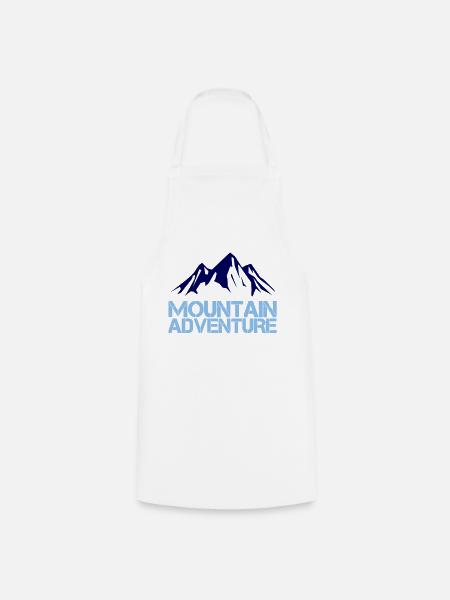 mountain adventure - Kochschürze - Weiß
