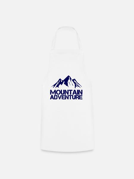 mountain adventure - Kochschürze - Weiß