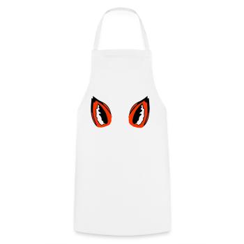 Fox Red Fox Ears Fox Ears Ears Sweet Hearing - Cooking Apron - white - Front - AI Model Male 185 dark (185cm)