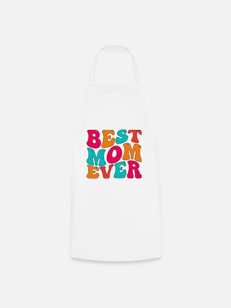Best Mom Ever - Kochschürze - Weiß