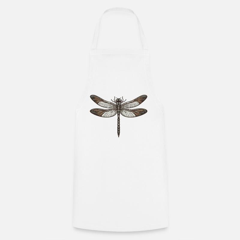 Libelle - Kochschürze - Weiß