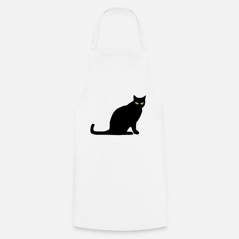 katze_c_2c - Tablier de cuisine - blanc