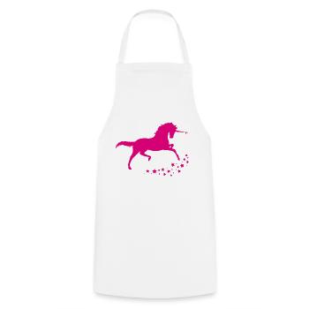 unicorn - Cooking Apron - white - Front - AI Model Male 185 dark (185cm)
