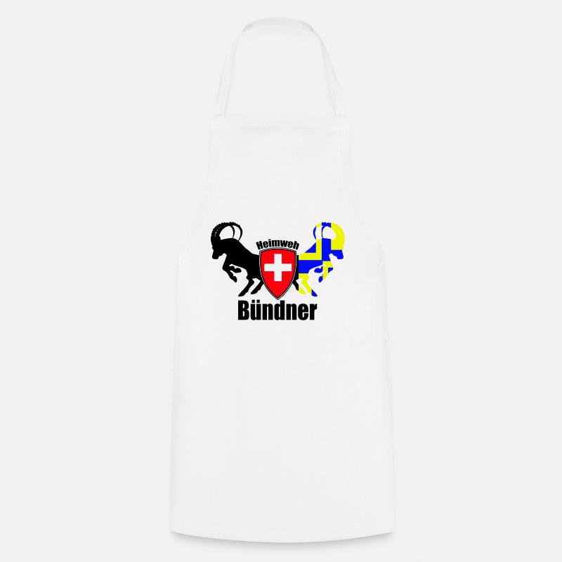 Grisons nostalgique - Tablier de cuisine - blanc