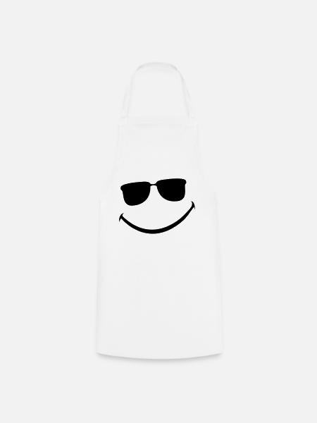 smileface_2 - Kochschürze - Weiß