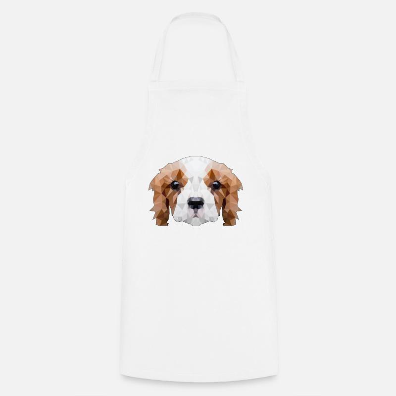 Dog pet gift - Cooking Apron - white