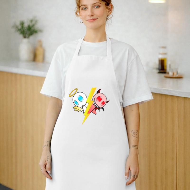 Engel oder Teufel. Gut oder böse. Lieb oder frech Kochschürze