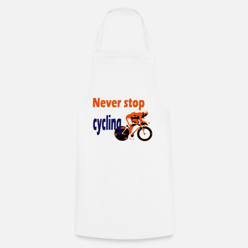 Cyclisme - Tablier de cuisine - blanc