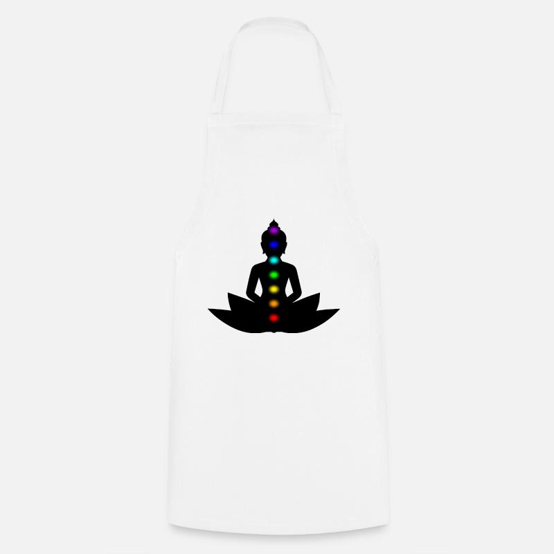 Buddha - Kochschürze - Weiß