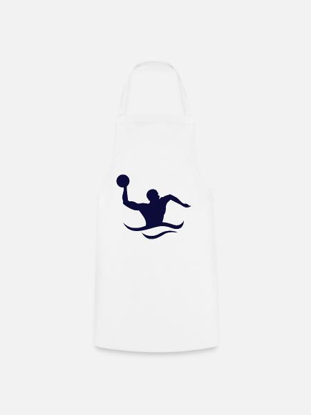 Water polo water sports water polo player - Cooking Apron - white