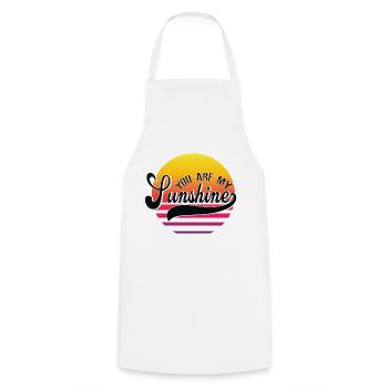 You Are My Sunshine - Kochschürze - Weiß - Vorne - AI Model Male 185 dark (185cm)