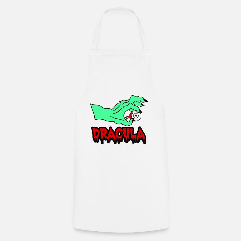 Dracula - Kochschürze - Weiß