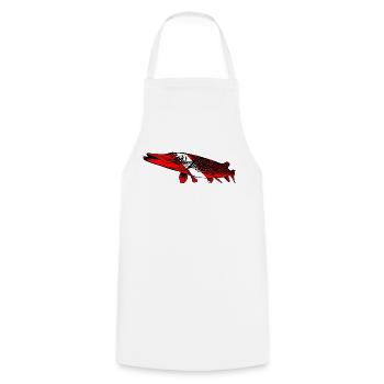 Pike par Scuba.Style - Tablier de cuisine - blanc - Devant - AI Model Male 185 dark (185cm)