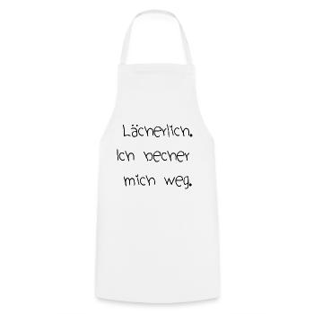 Party feiern Festival bechern saufen Alkohol - Kochschürze - Weiß - Vorne - AI Model Male 185 dark (185cm)