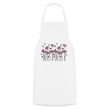 Fleur - Tablier de cuisine - blanc - Devant - AI Model Male 185 dark (185cm)