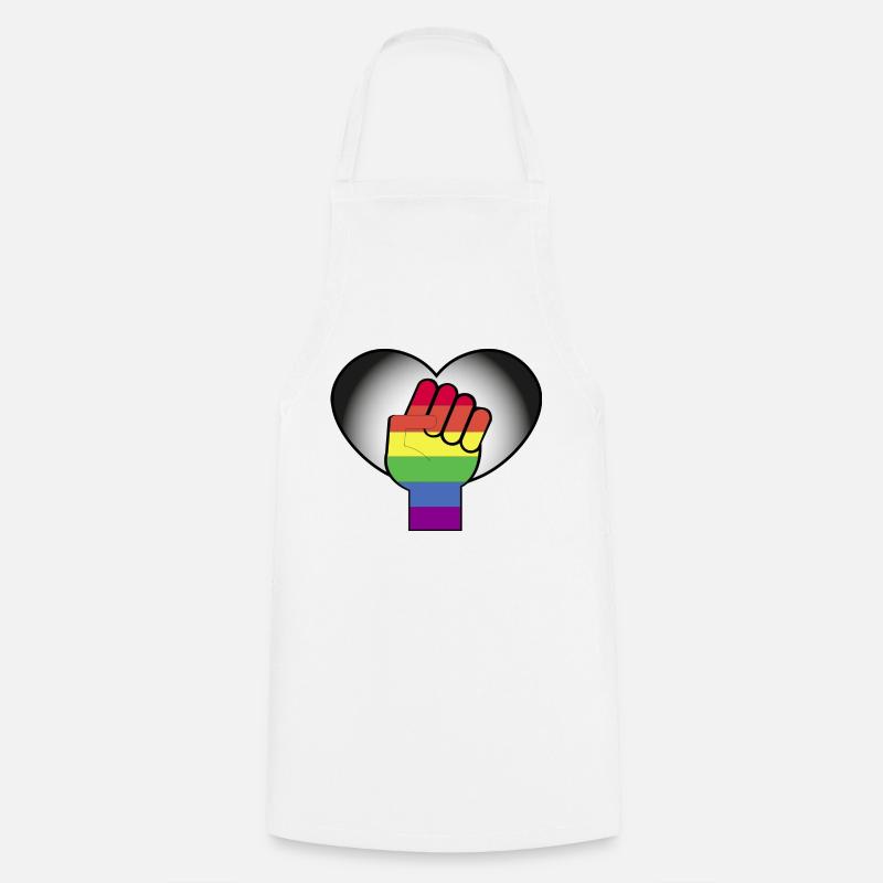 Pride-Monat - Kochschürze - Weiß
