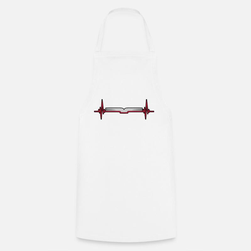 Pulse Rate Frequency Pages Book Cooking Apron