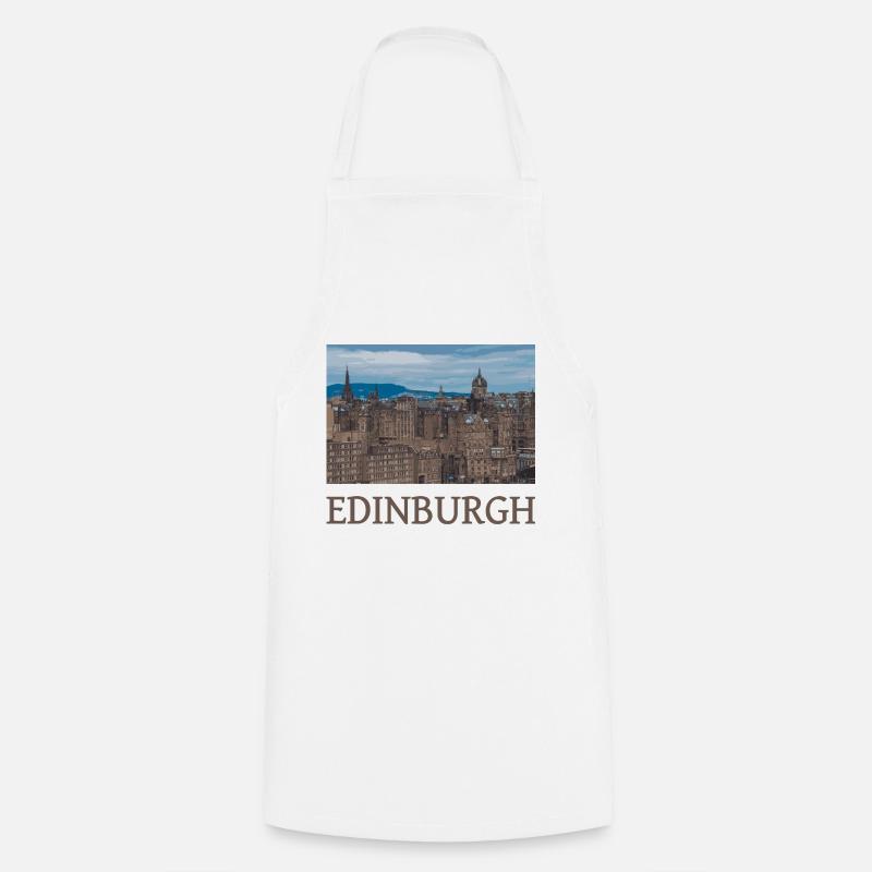 Edimbourg - Tablier de cuisine - blanc