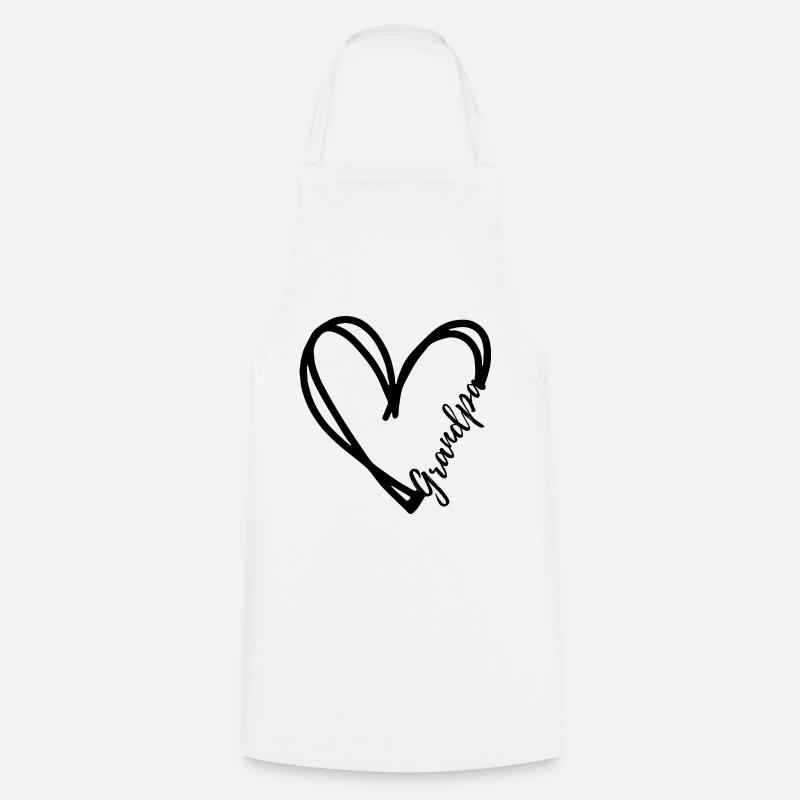 Grandpa gift - Cooking Apron - white