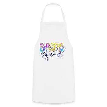 Bride bride wedding stag party bridesmaid party stag party - Cooking Apron - white - Front - AI Model Male 185 dark (185cm)