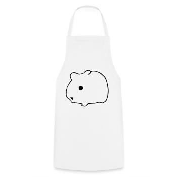 Hamster Cute Animal Rodent Animals Pet Vector 1 - Cooking Apron - white - Front - AI Model Male 185 dark (185cm)