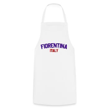 Fiorentina Italie - Tablier de cuisine - blanc - Devant - AI Model Male 185 dark (185cm)