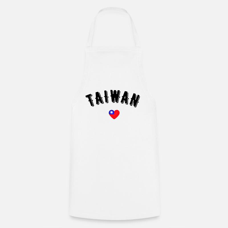 Taiwan - Tablier de cuisine - blanc