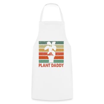 Plant Daddy Graphic Gardener Gardening Horticultur - Kochschürze - Weiß - Vorne - AI Model Male 185 dark (185cm)